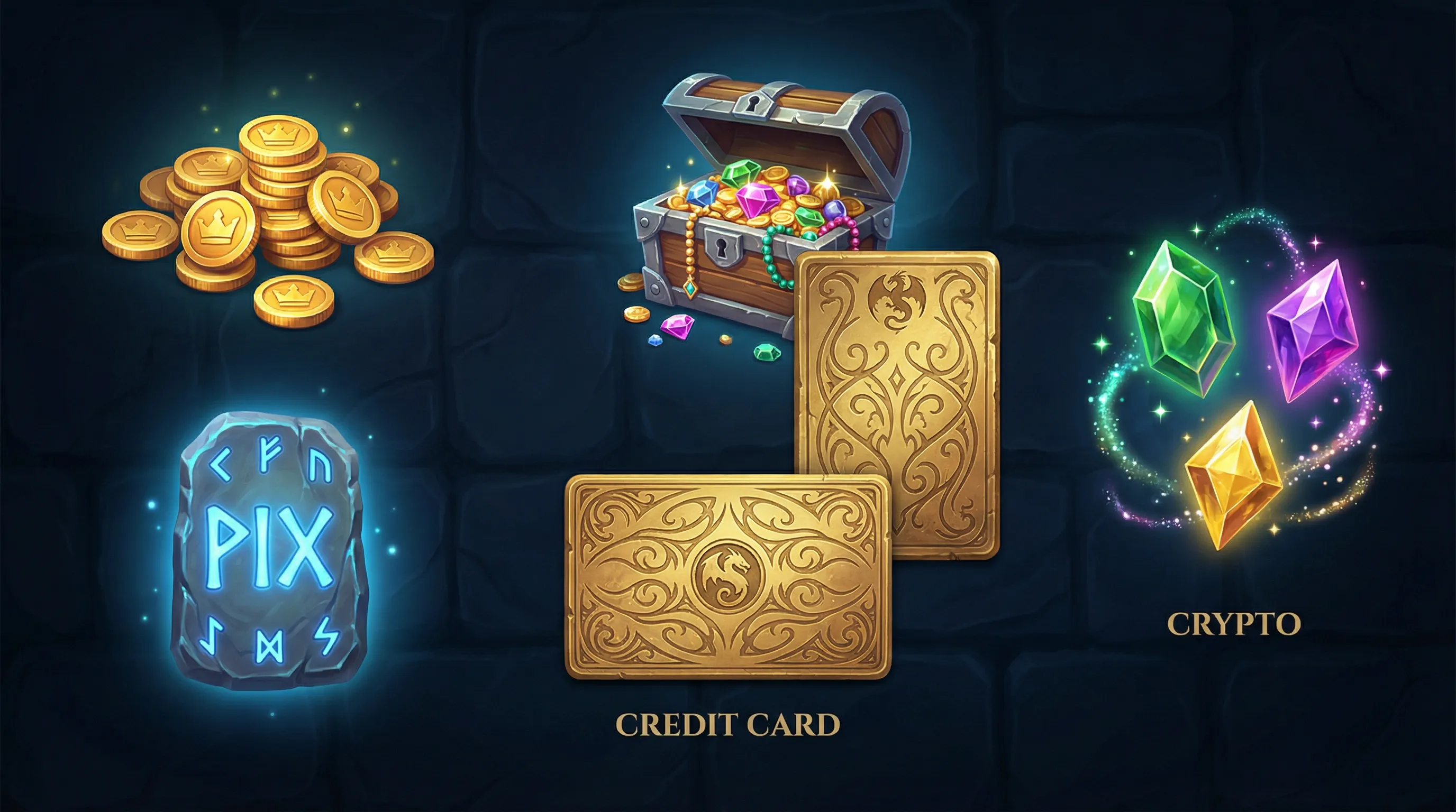 Métodos de Pagamento aaabet - PIX, Cartões, Crypto